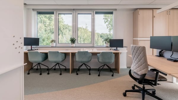 Reused carpet tiles in Beverage Company
