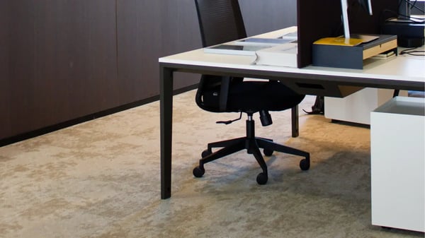 Reused carpet tiles in Real Estate Development